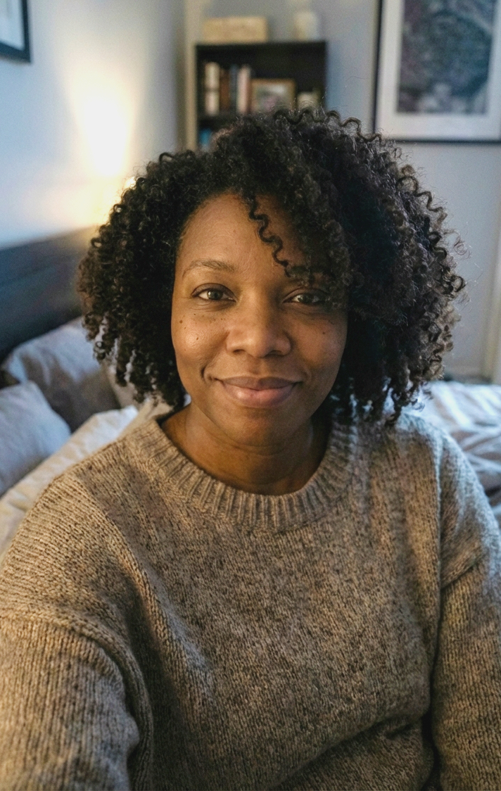 Before: Phone selfie