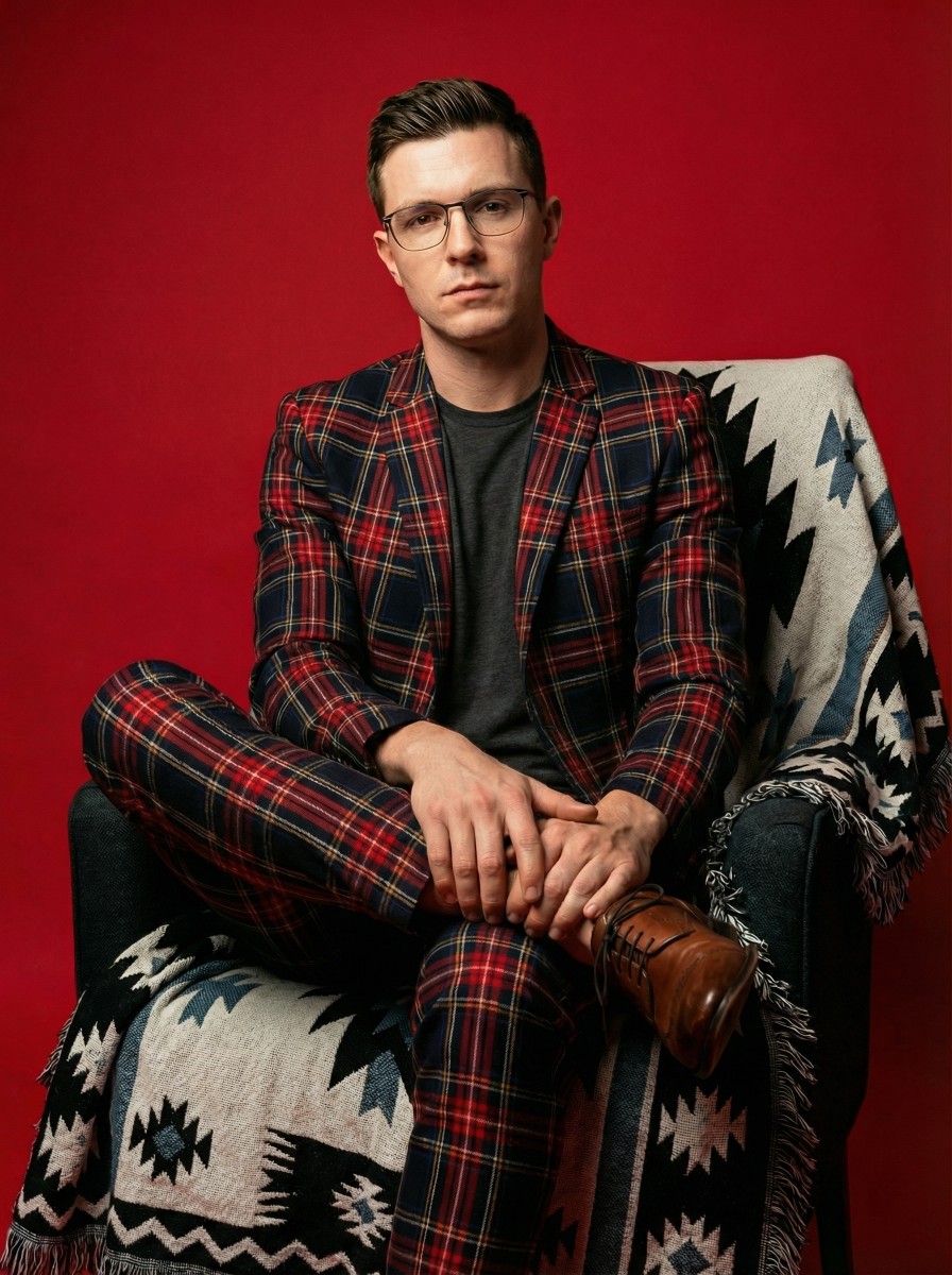 Red Backdrop Plaid