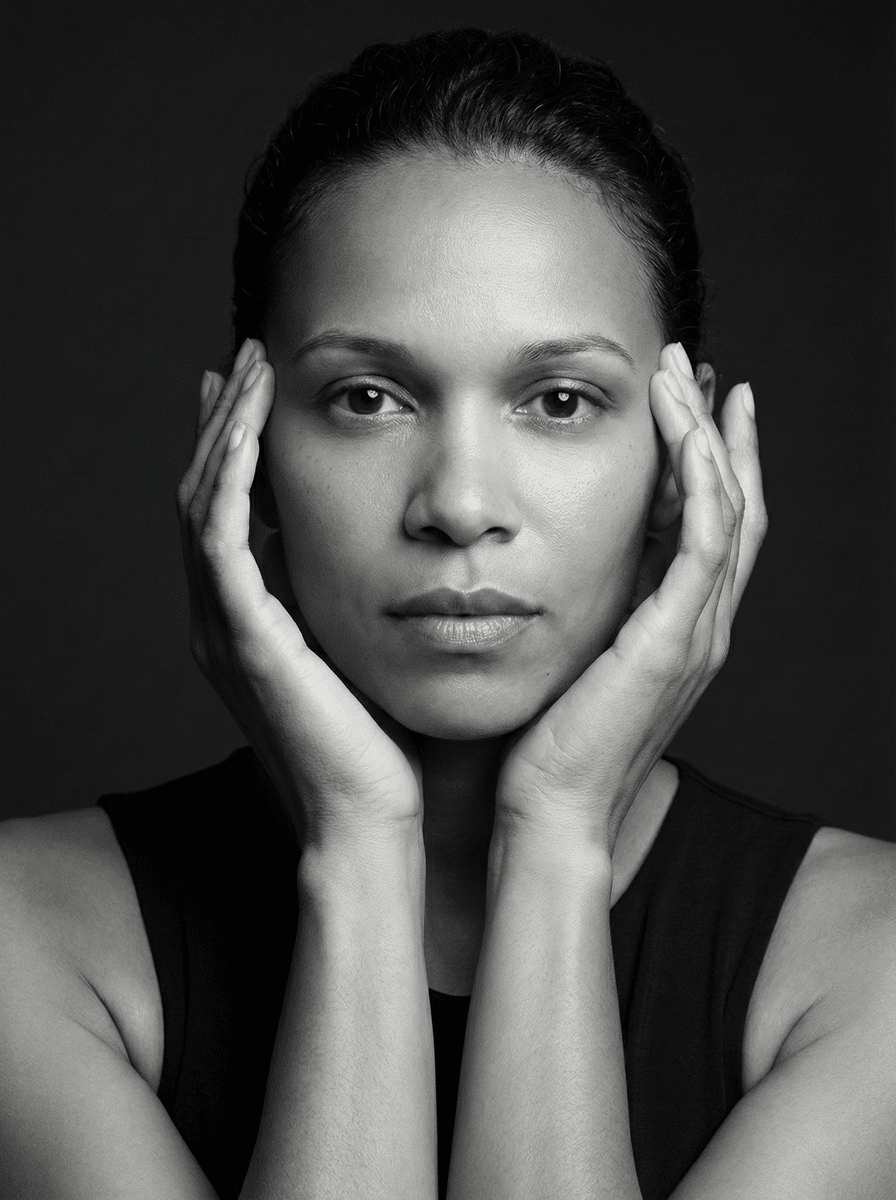 Portrait with Hands style example